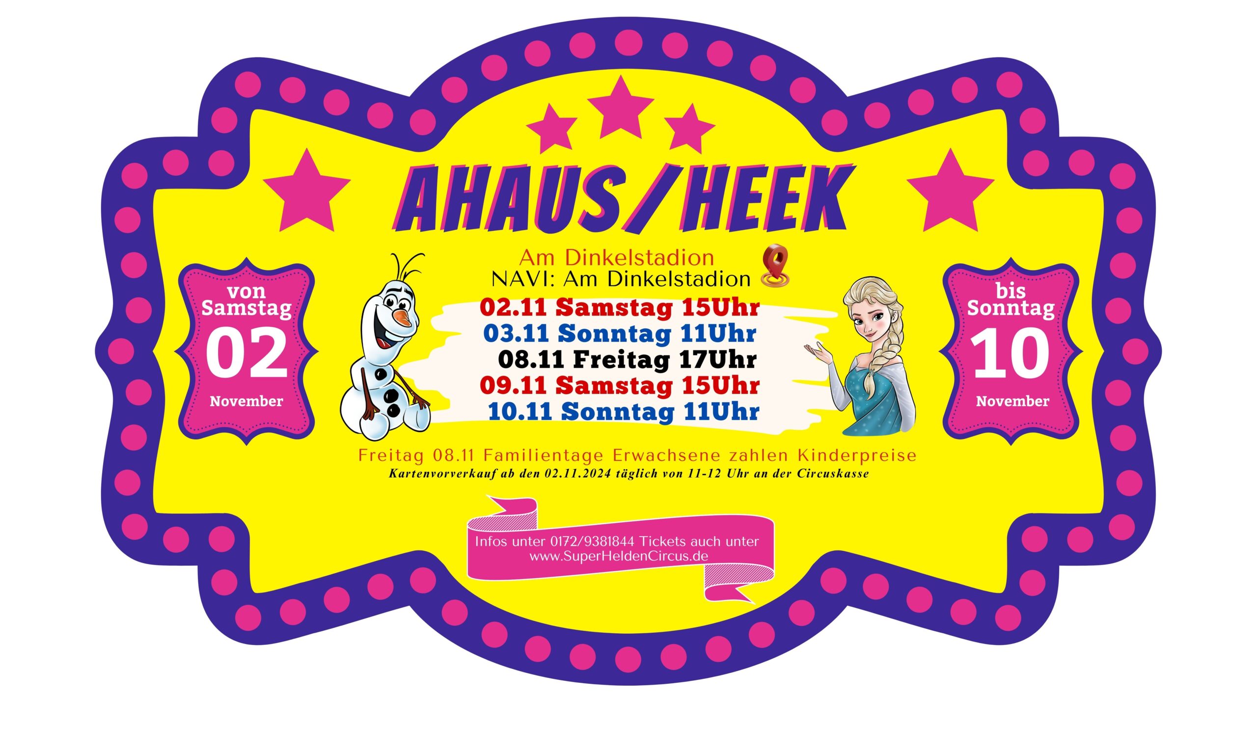 ???? Superhelden Circus in Ahaus/Heek! ????