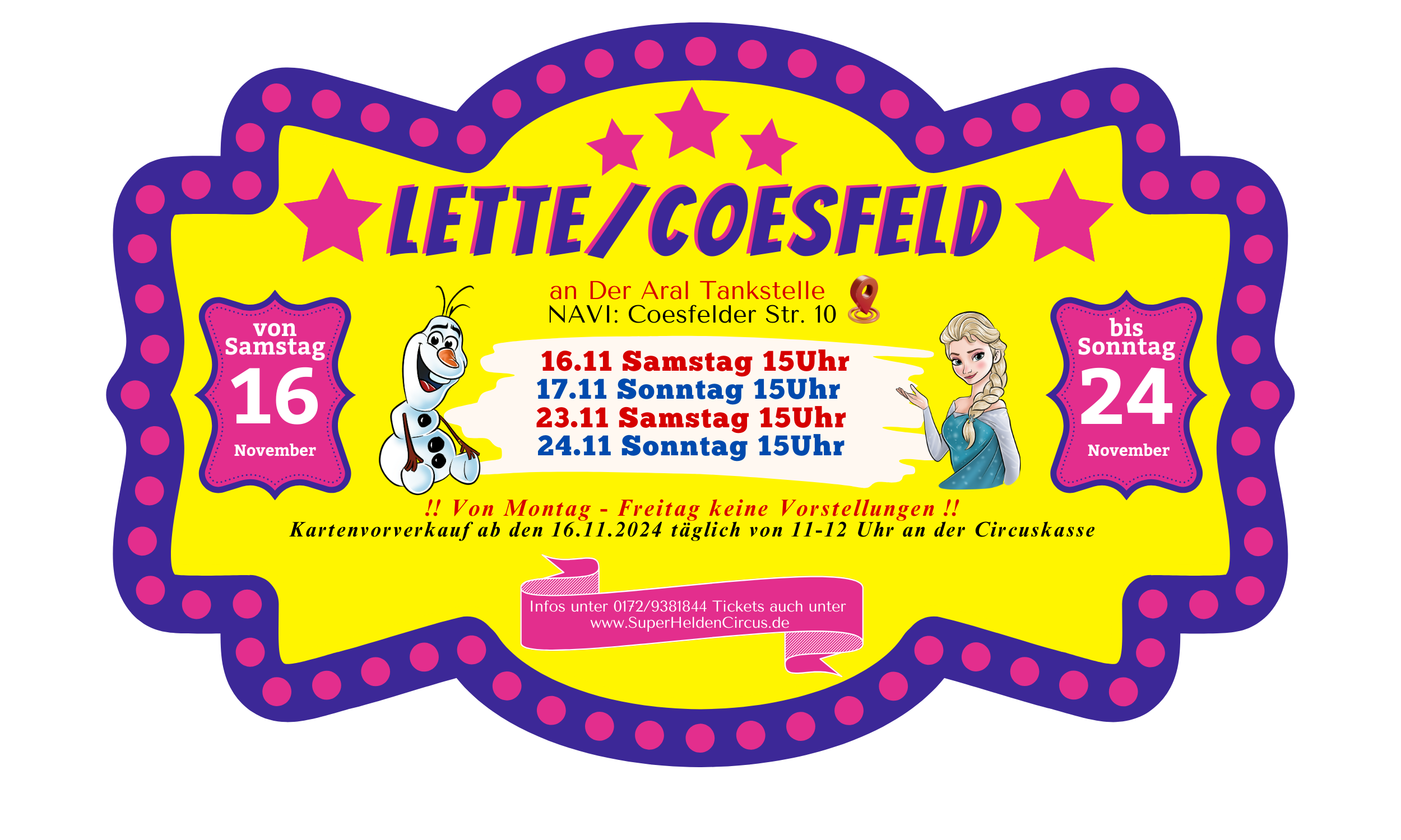 ???? Superhelden Circus in Coesfeld/Lette ????